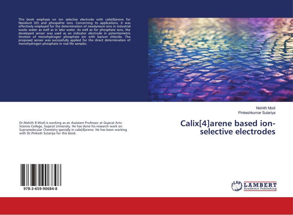 Calix[4]arene based ion-selective electrodes als Taschenbuch