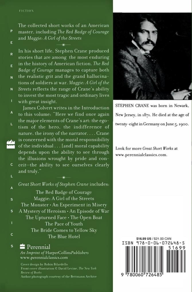 Weitere Ansicht: Great Short Works of Stephen Crane (Perennial Classics) | Stephen Crane