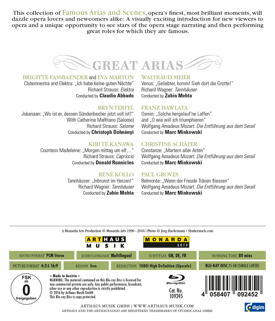 Weitere Ansicht: Inbrunst im Herzen-Deutsche Arien | Wolfgang Amadeus Mozart, Richard Strauss, Richard Wagner