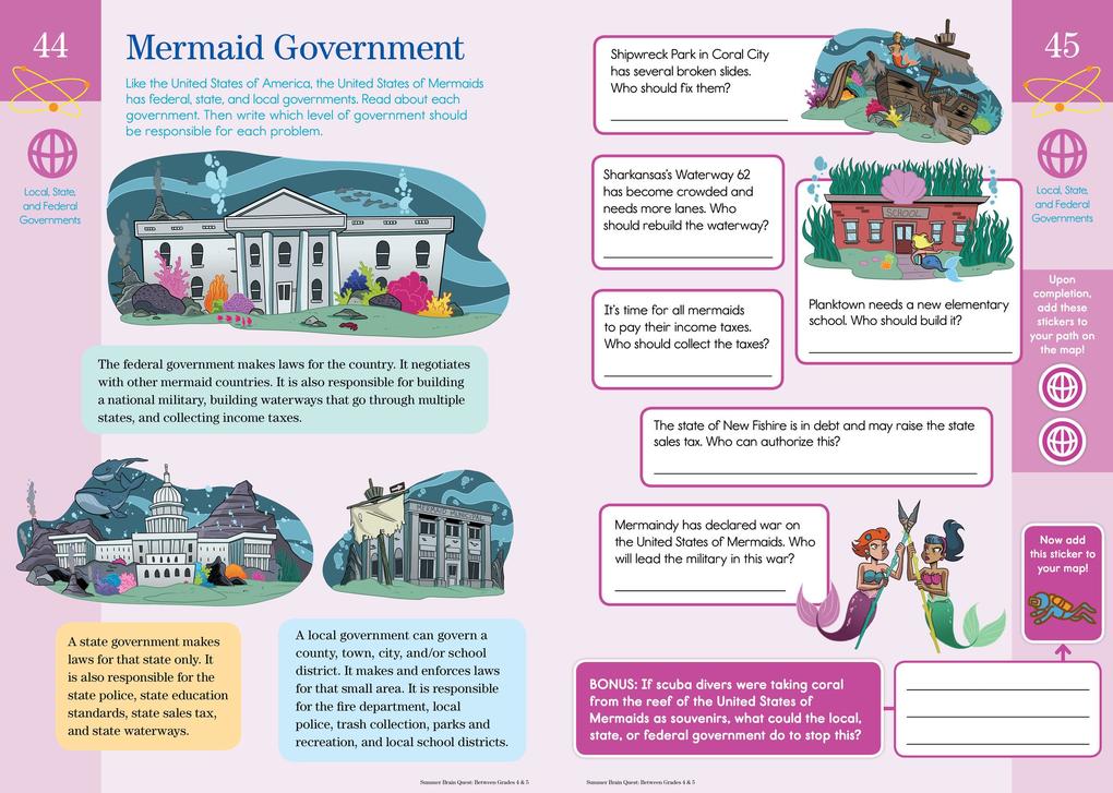 Weitere Ansicht: Summer Brain Quest: Between Grades 4 & 5 | Workman Publishing, Bridget Heos, Claire Piddock