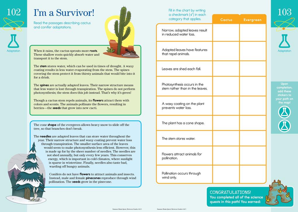 Weitere Ansicht: Summer Brain Quest: Between Grades 4 & 5 | Workman Publishing, Bridget Heos, Claire Piddock