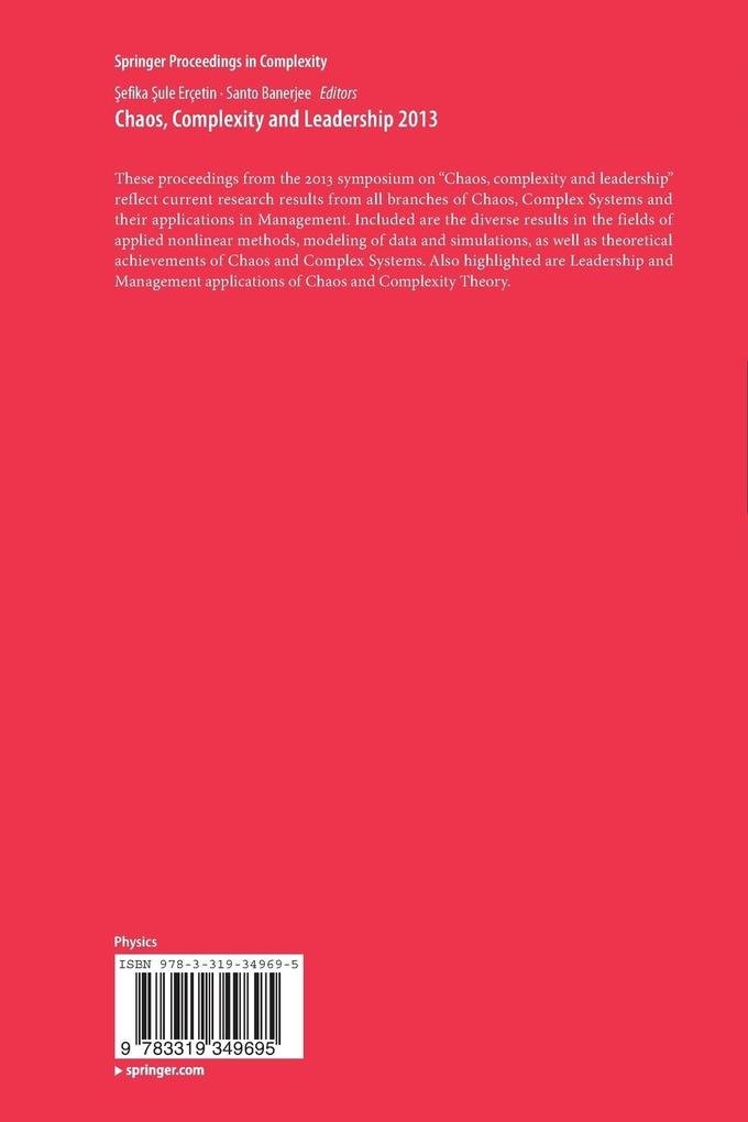 Weitere Ansicht: Chaos, Complexity and Leadership 2013