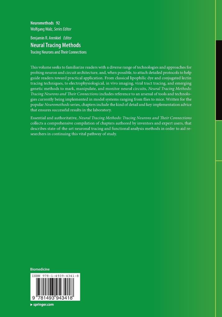 Weitere Ansicht: Neural Tracing Methods