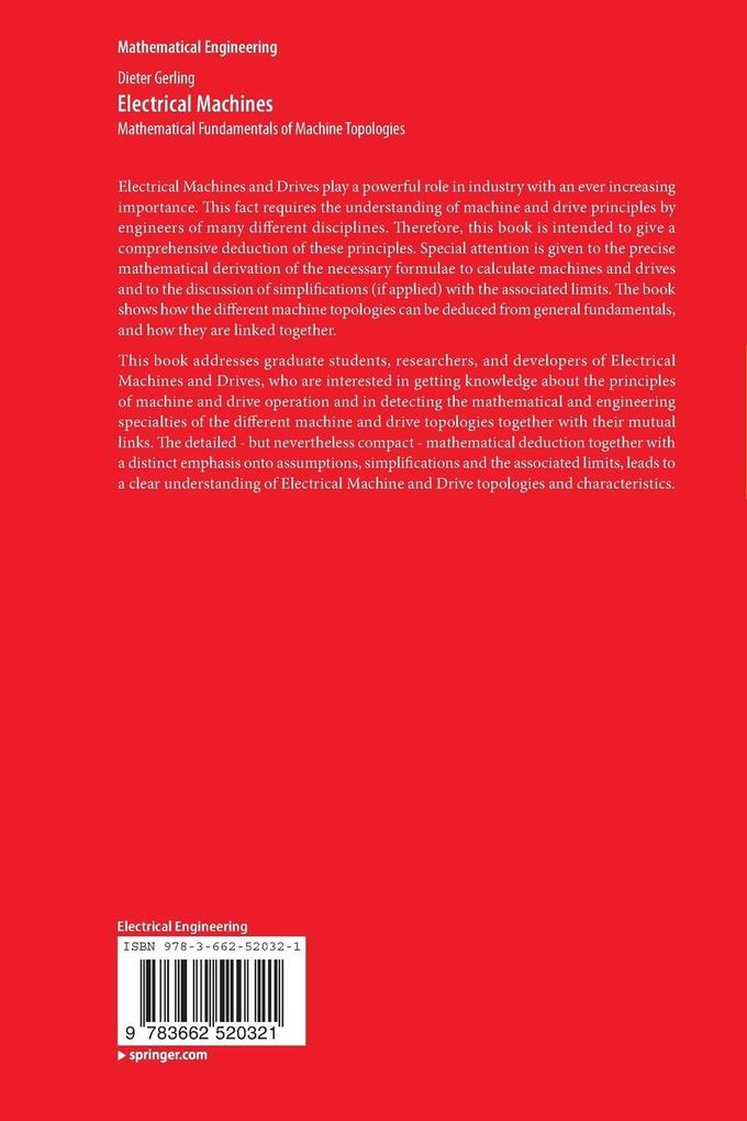 Weitere Ansicht: Electrical Machines | Dieter Gerling