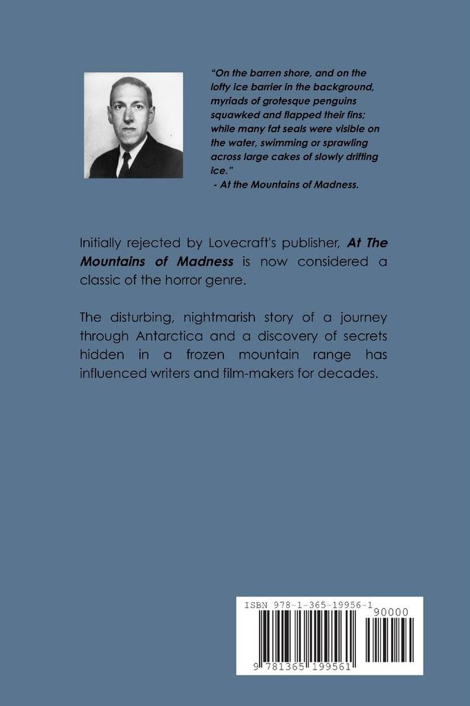 Weitere Ansicht: At the Mountains of Madness | H. P. Lovecraft