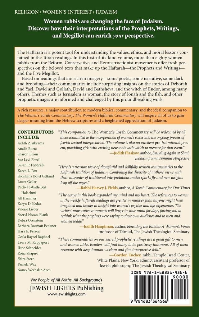 Weitere Ansicht: The Women's Haftarah Commentary
