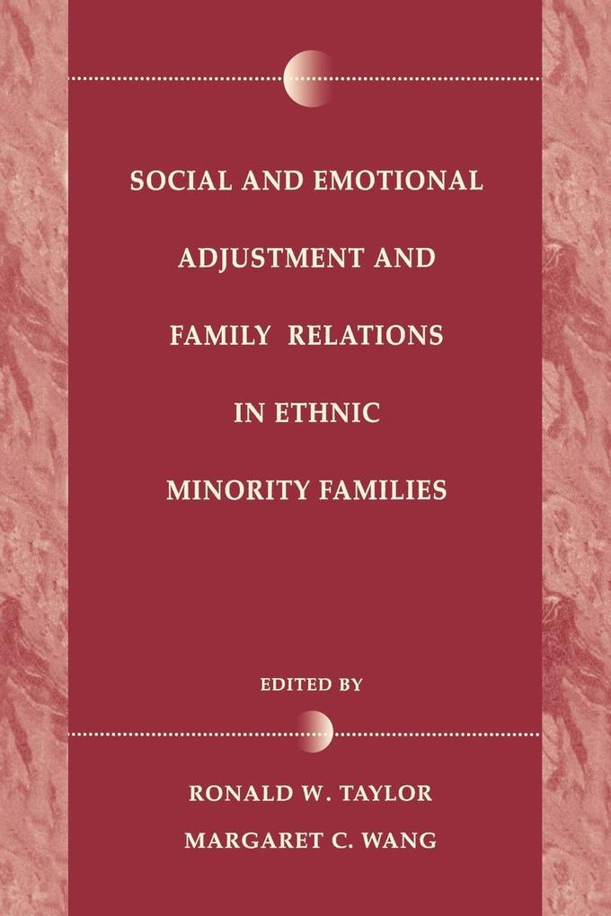 Produktbild: Social and Emotional Adjustment and Family Relations in Ethnic Minority Families