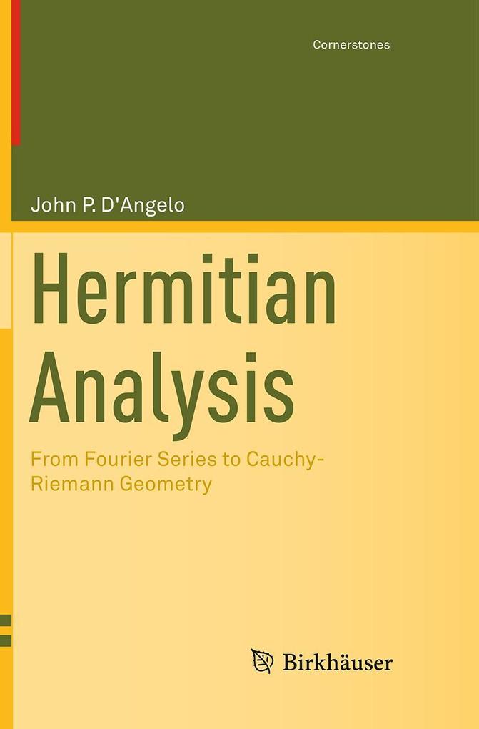 Produktbild: Hermitian Analysis | John P. D'Angelo