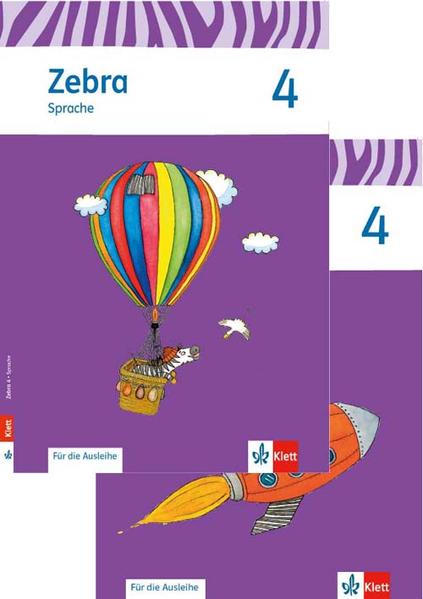 Produktbild: Zebra. Neubearbeitung. Paket 4. Schuljahr (Heft Sprache, Heft Lesen/Schreiben zur Ausleihe)