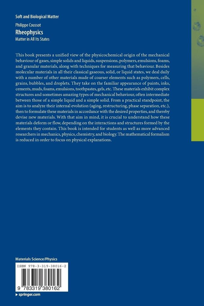 Weitere Ansicht: Rheophysics | Philippe Coussot