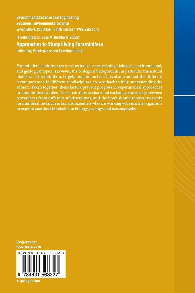 Weitere Ansicht: Approaches to Study Living Foraminifera