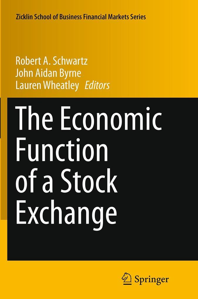 Produktbild: The Economic Function of a Stock Exchange