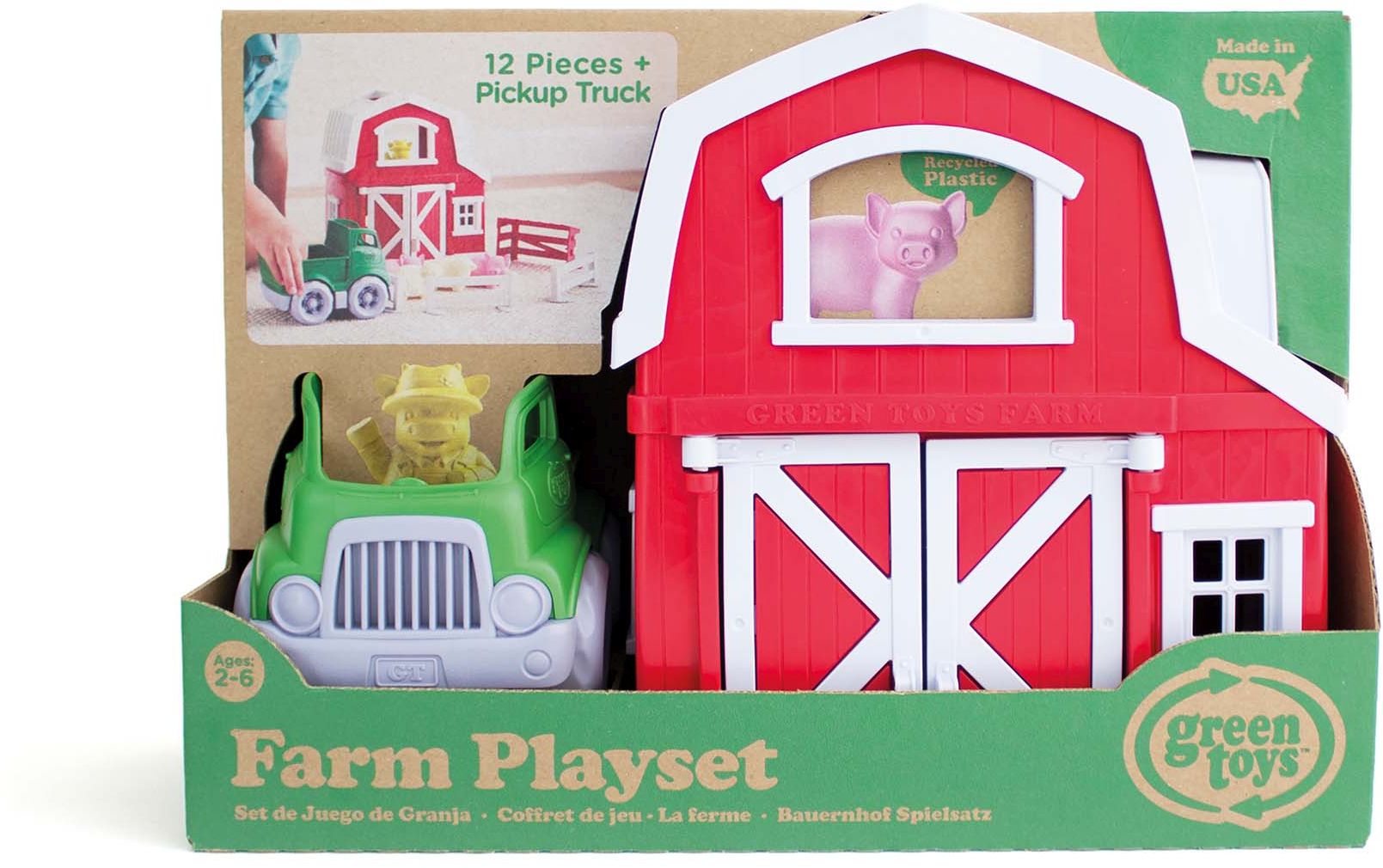 Produktbild: Green Toys - Bauernhof Spielset 13 Teile