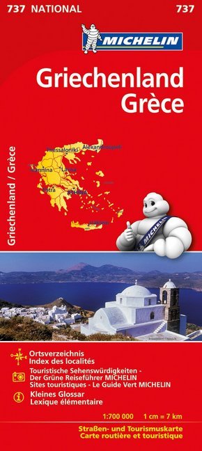 Produktbild: Michelin Karte Griechenland. Grèce