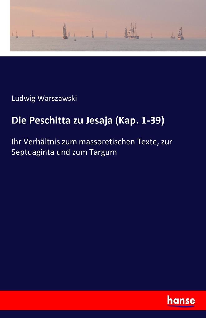 Produktbild: Die Peschitta zu Jesaja (Kap. 1-39) | Ludwig Warszawski