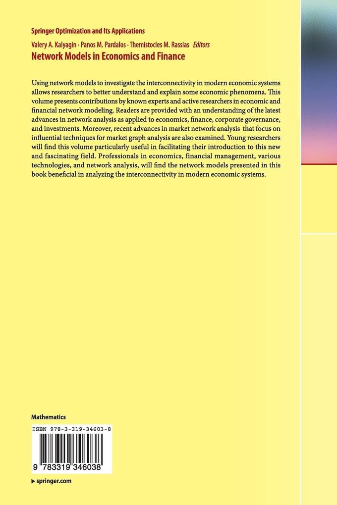 Weitere Ansicht: Network Models in Economics and Finance