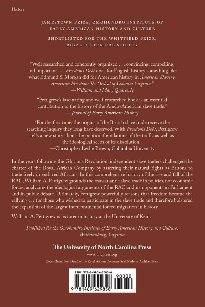 Weitere Ansicht: Freedom's Debt | William A. Pettigrew