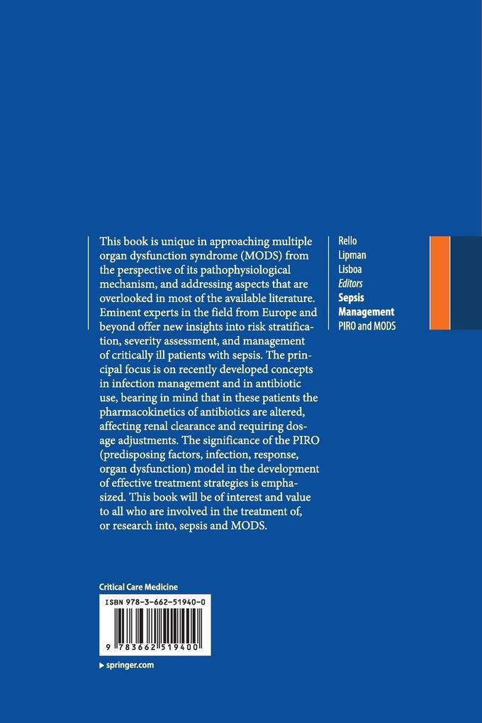 Weitere Ansicht: Sepsis Management