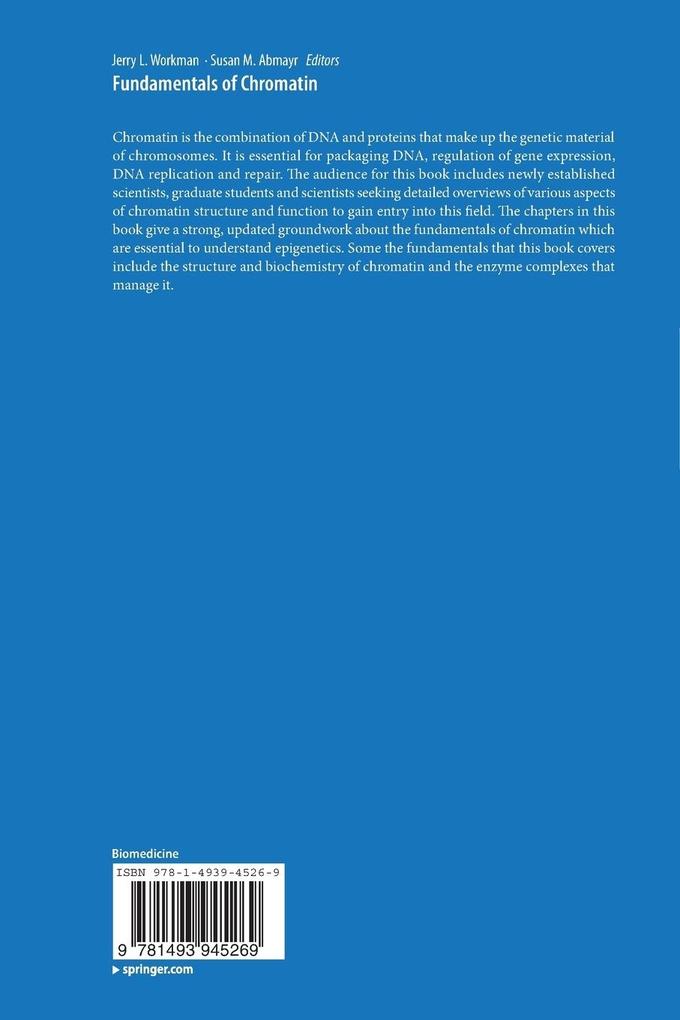 Weitere Ansicht: Fundamentals of Chromatin