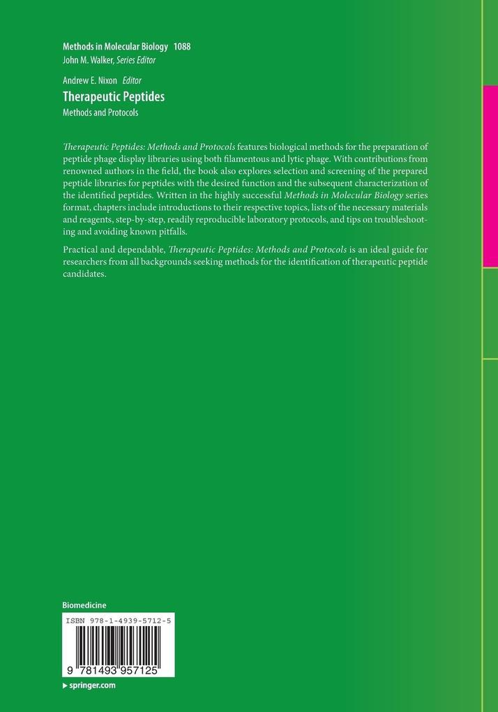 Weitere Ansicht: Therapeutic Peptides