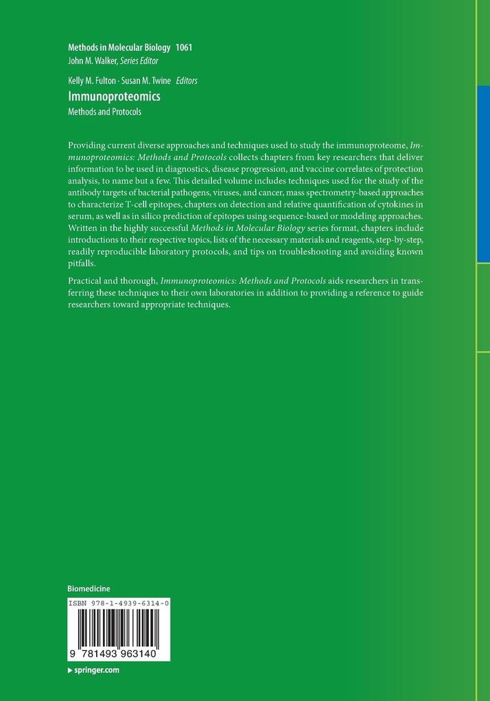 Weitere Ansicht: Immunoproteomics