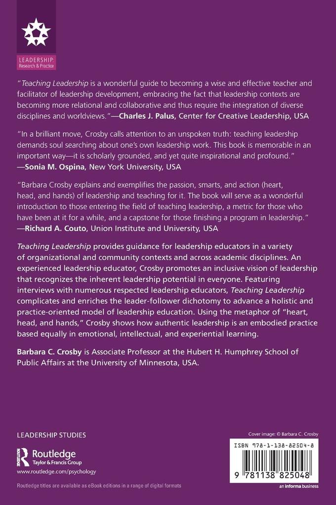 Weitere Ansicht: Teaching Leadership | Barbara C. Crosby