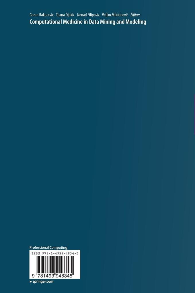 Weitere Ansicht: Computational Medicine in Data Mining and Modeling