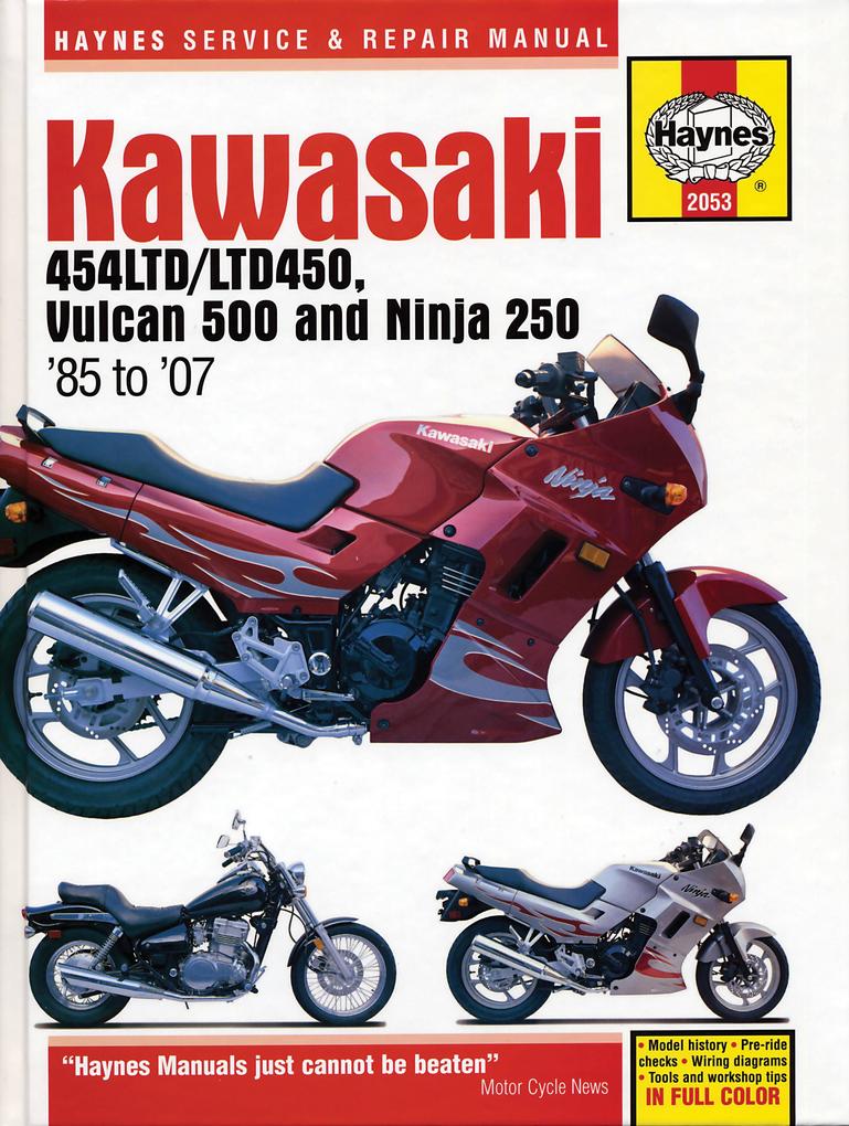 Produktbild: Kawasaki 454 Ltd, Vulcan 500 & Ninja 250 (85 -07) | Haynes Publishing