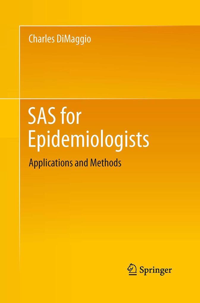 Produktbild: SAS for Epidemiologists | Charles Dimaggio