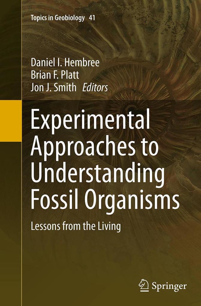 Produktbild: Experimental Approaches to Understanding Fossil Organisms