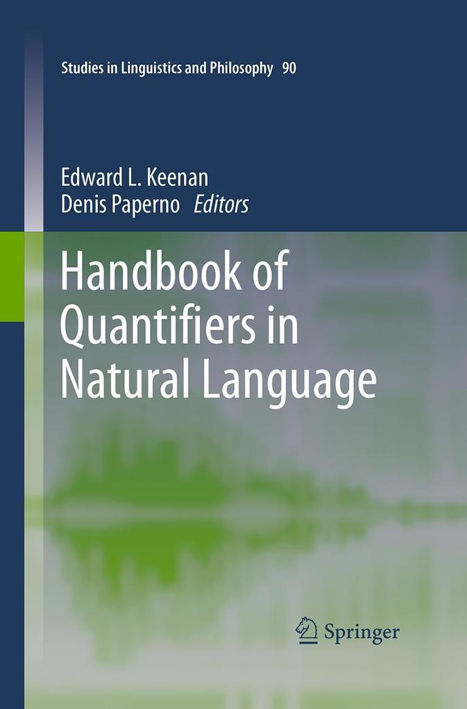 Produktbild: Handbook of Quantifiers in Natural Language