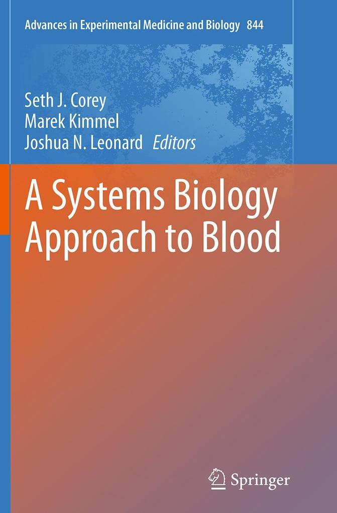 Produktbild: A Systems Biology Approach to Blood