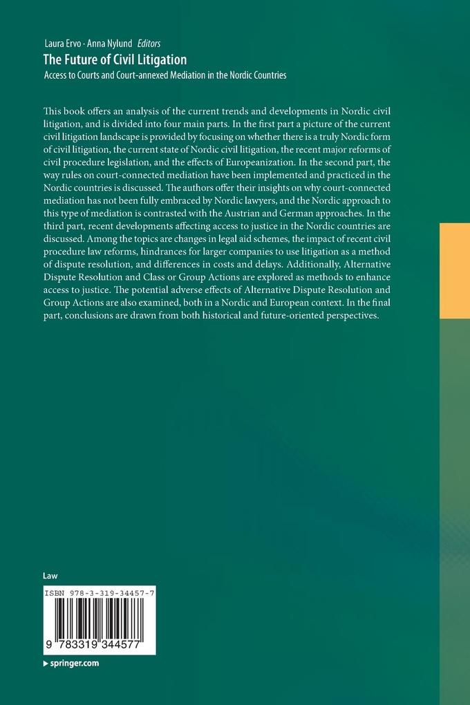 Weitere Ansicht: The Future of Civil Litigation