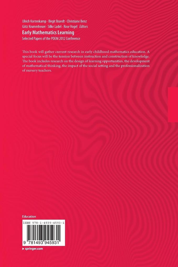 Weitere Ansicht: Early Mathematics Learning