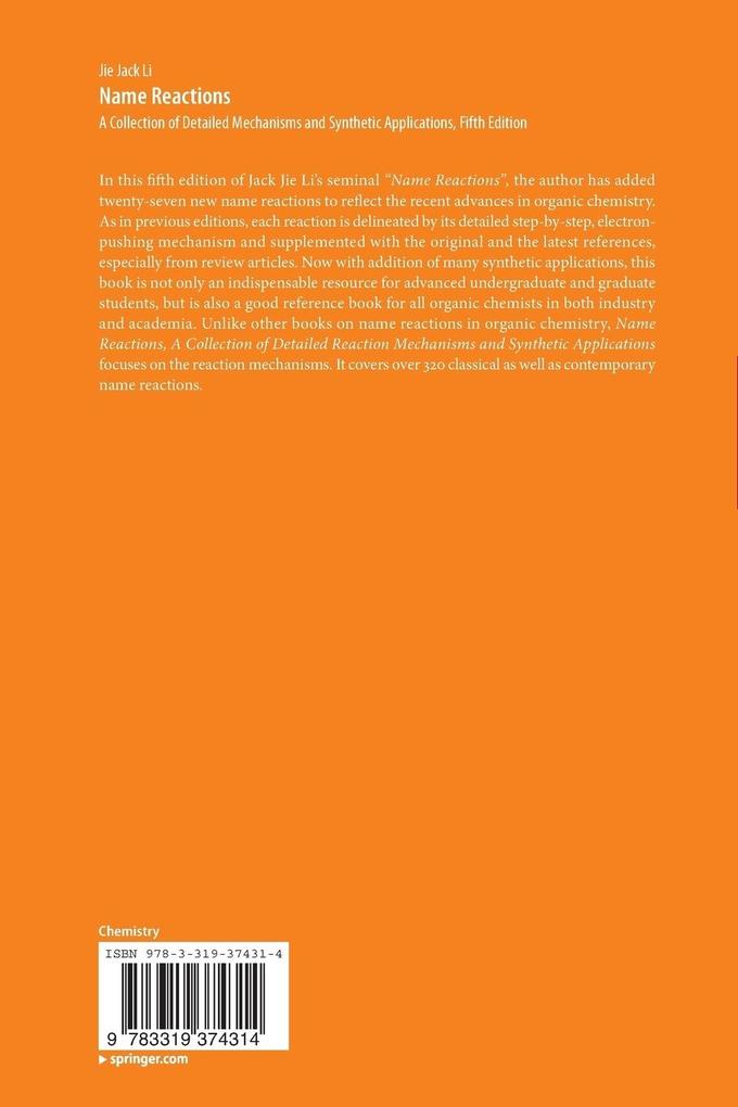 Weitere Ansicht: Name Reactions | Jie Jack Li