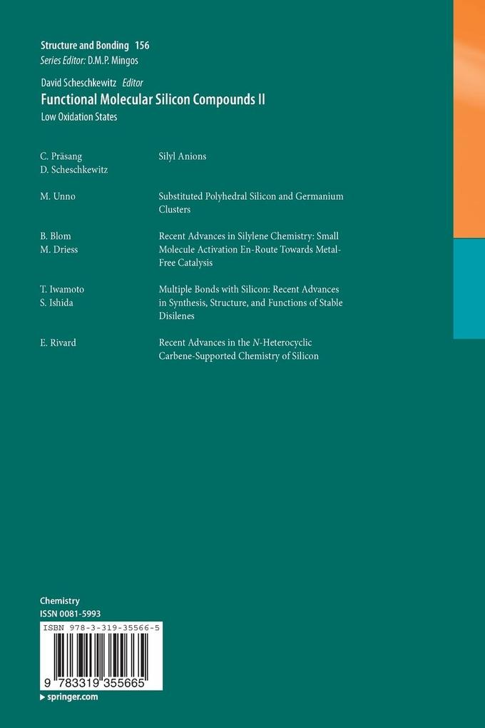 Weitere Ansicht: Functional Molecular Silicon Compounds II