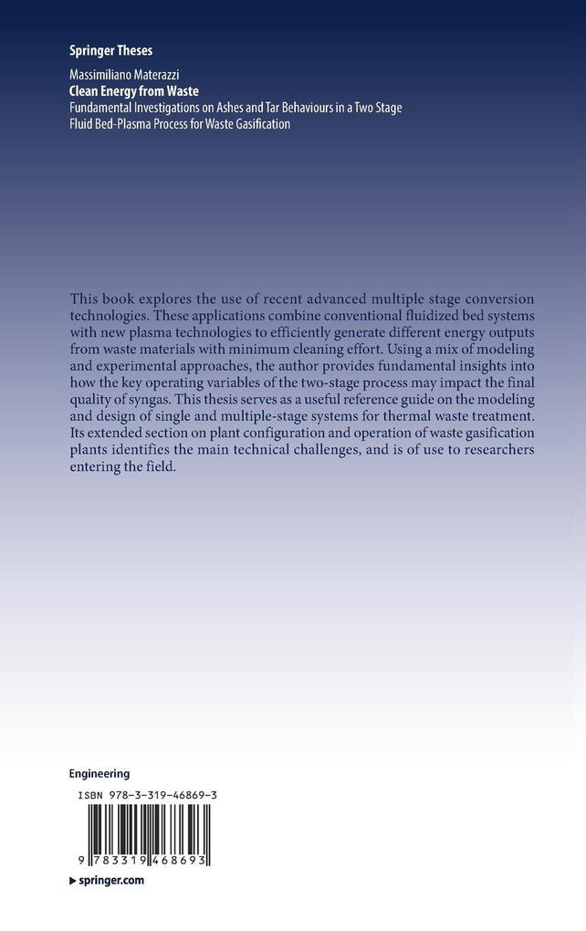 Weitere Ansicht: Clean Energy from Waste | Massimiliano Materazzi