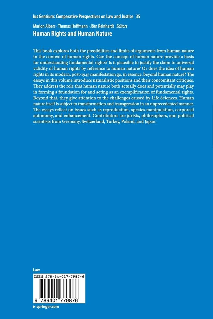 Weitere Ansicht: Human Rights and Human Nature