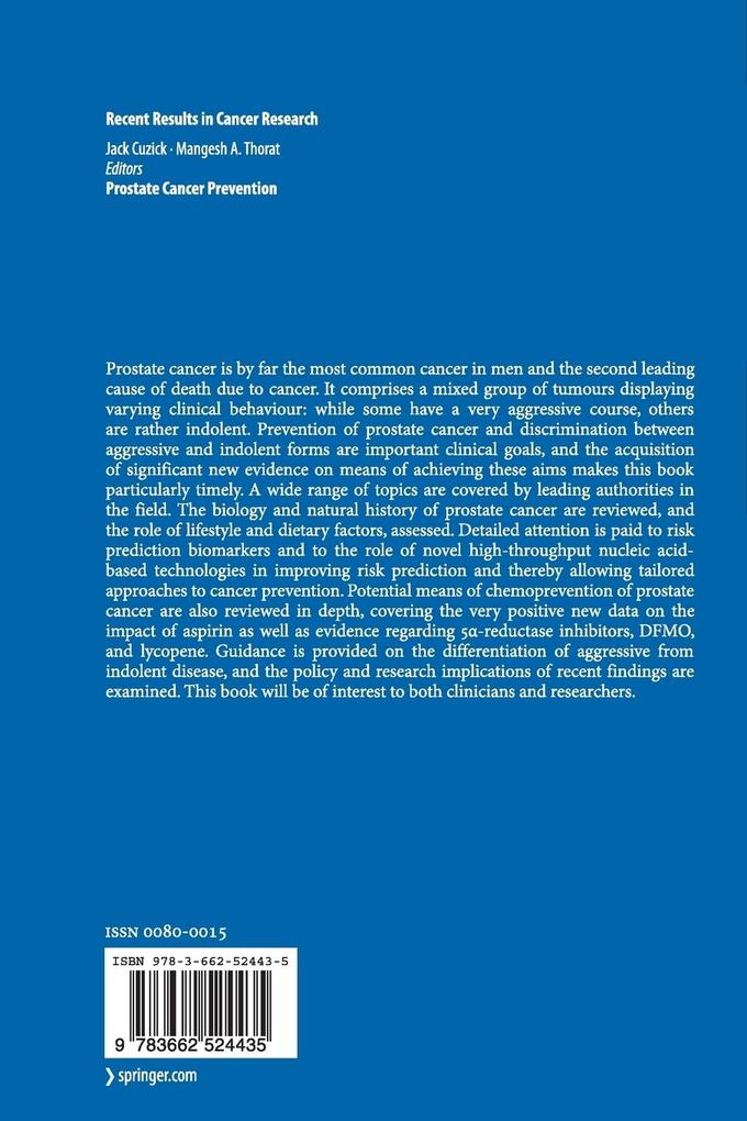 Weitere Ansicht: Prostate Cancer Prevention