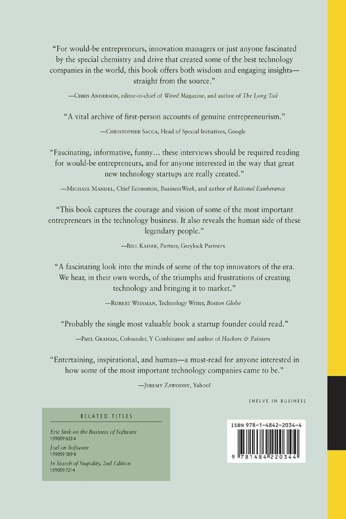 Weitere Ansicht: Founders at Work | Jessica Livingston