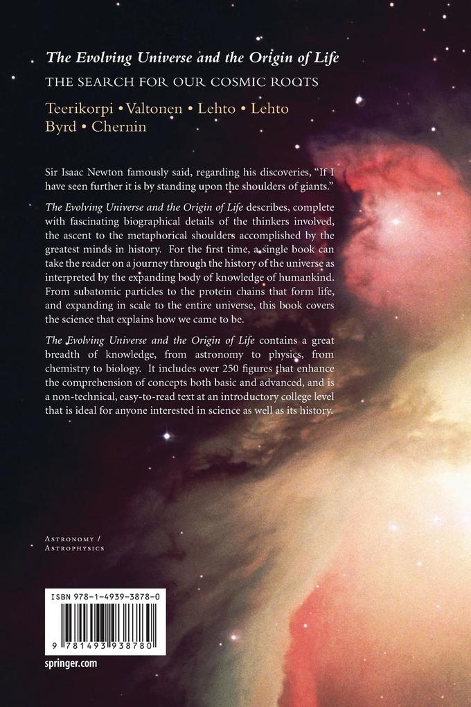 Weitere Ansicht: The Evolving Universe and the Origin of Life | Gene Byrd, Arthur Chernin, Harry Lehto, K. Lehto, Pekka Teerikorpi