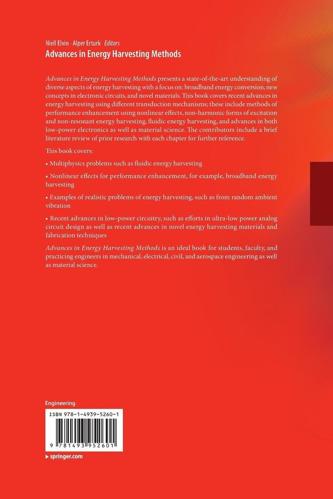 Weitere Ansicht: Advances in Energy Harvesting Methods