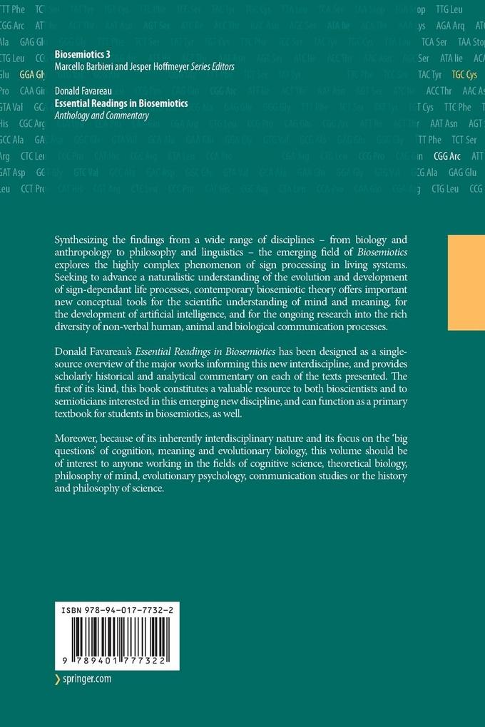 Weitere Ansicht: Essential Readings in Biosemiotics | Donald Favareau