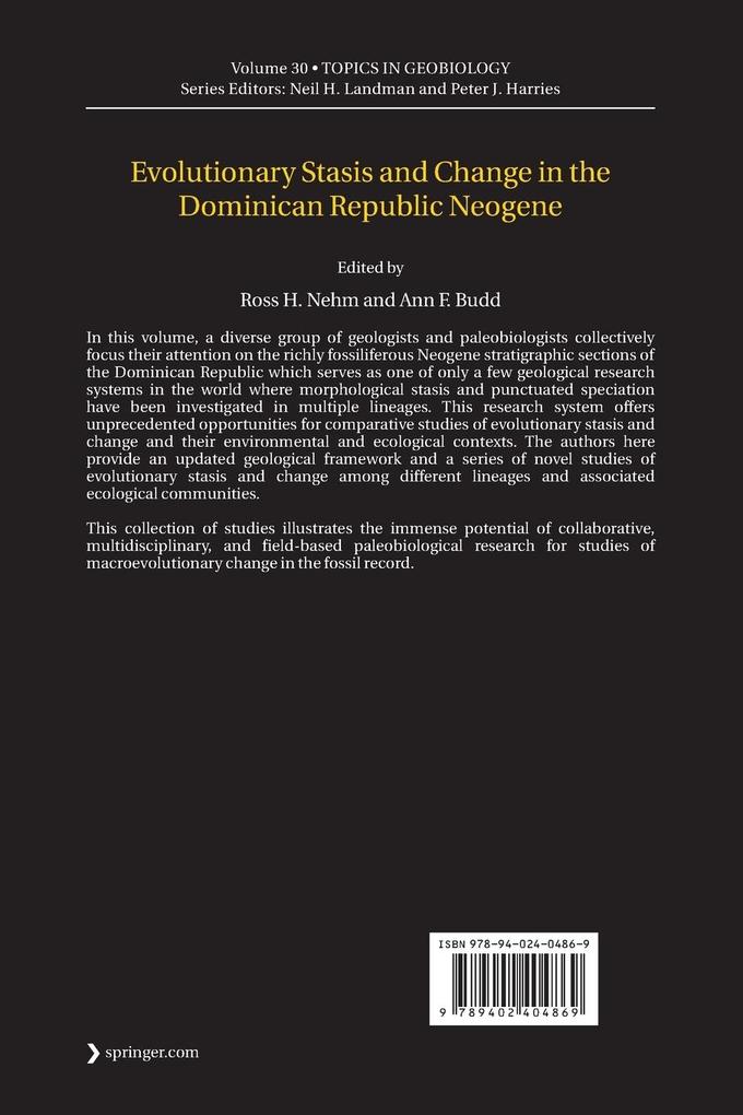 Weitere Ansicht: Evolutionary Stasis and Change in the Dominican Republic Neogene