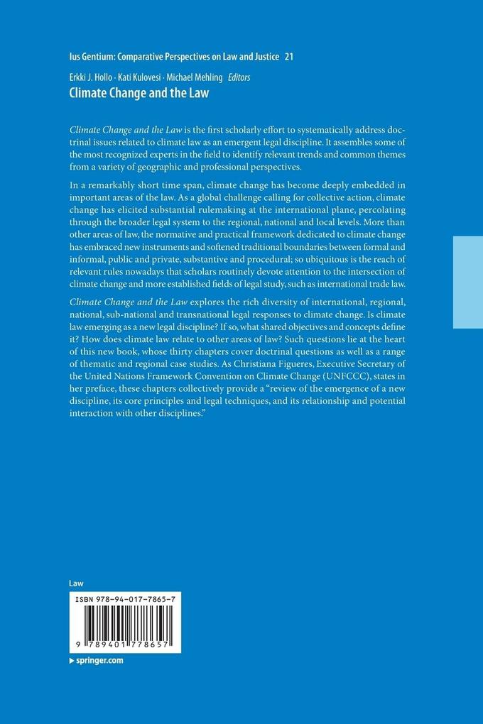 Weitere Ansicht: Climate Change and the Law