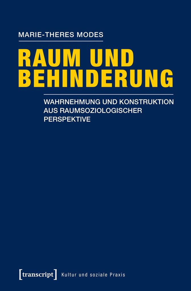 Produktbild: Raum und Behinderung | Marie-Theres Modes