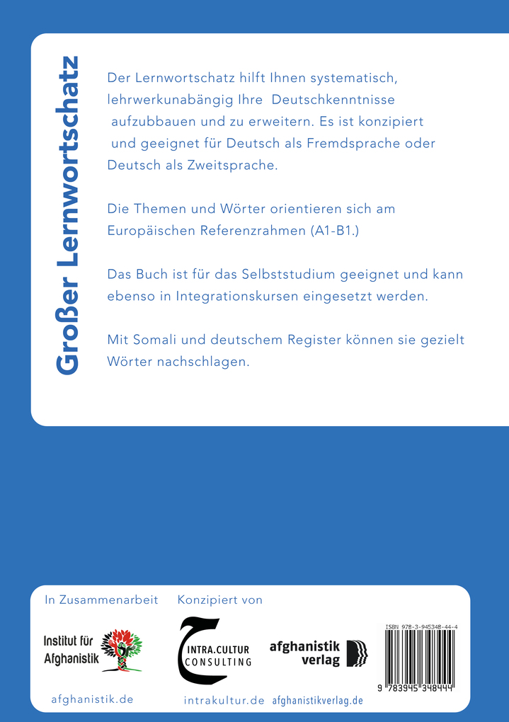 Weitere Ansicht: Großer Lernwortschatz Deutsch-Somali für Deutsch als Fremdsprache (DaF) | Noor Nazrabi