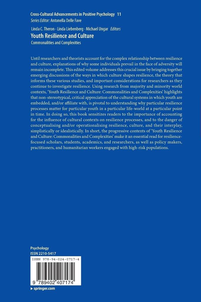 Weitere Ansicht: Youth Resilience and Culture