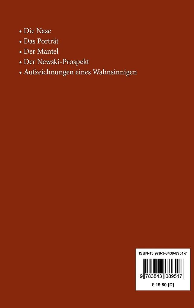 Weitere Ansicht: Petersburger Erzählungen | Nikolai W. Gogol
