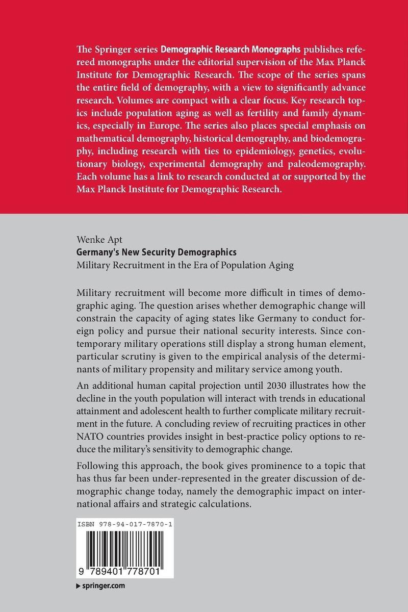 Weitere Ansicht: Germany's New Security Demographics | Wenke Apt
